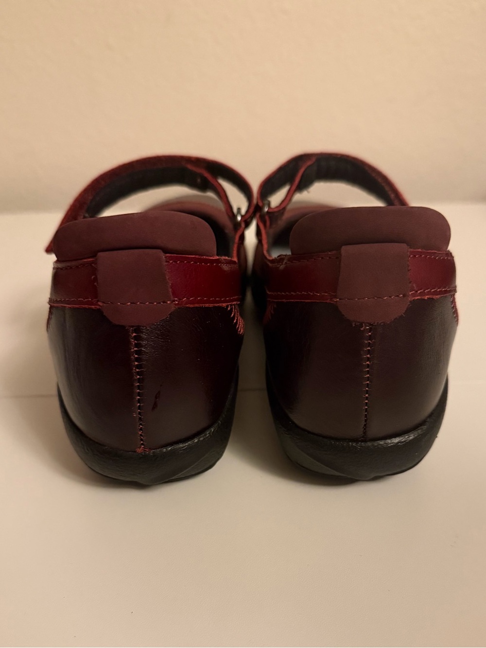 Noat Kire Mary Jane Flat (Women) Violet/ Bordeaux Leather US 8/ 39 EU - Picture 6 of 10